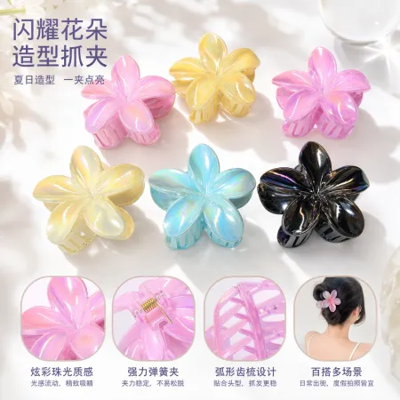 Colorful flower-shaped hairpins, cute headwear for girls, sweet and refreshing forest-themed Colorful flower-shaped hairpins, cute headwear for girls, sweet and refreshing forest-themed